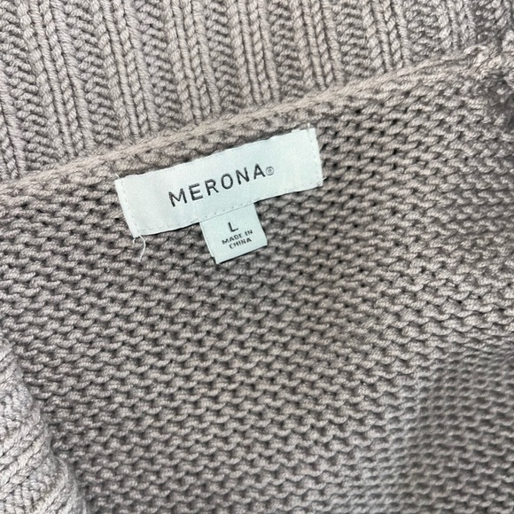 Merona Taupe Button-Up Cardigan - Picture 3 of 4